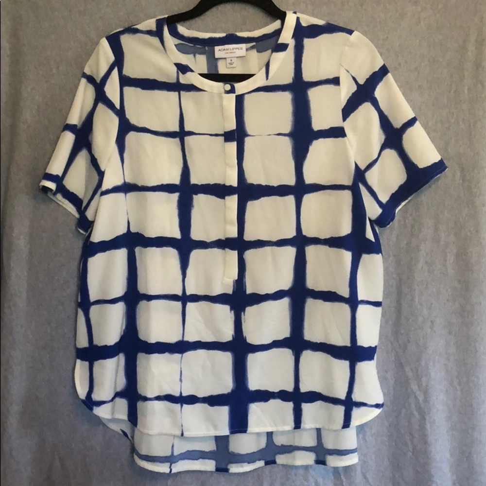 Adam Lippes for Target blue/white blouse